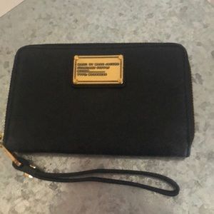 Black leather Marc Jacobs wallet